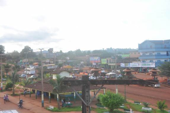 A cidade de Medicilândia, onde passamos nossa primeira noite na Transamazônica - PA